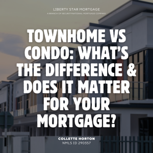 Townhome vs condo mortgage differences